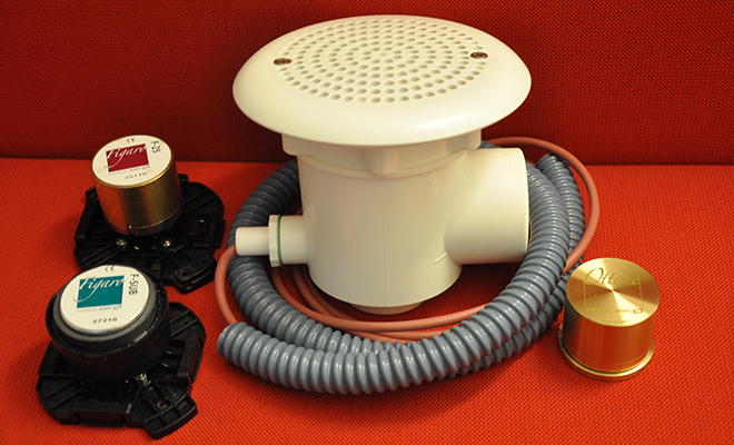 Kit Audio Piscine con griglia subacquea e attuatori